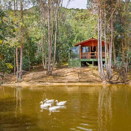 Cabana Tipo Glamping Savieza Life Experience Nemocon Esterno foto