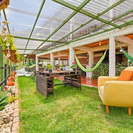 Cabana Tipo Glamping Savieza Life Experience Nemocon Esterno foto