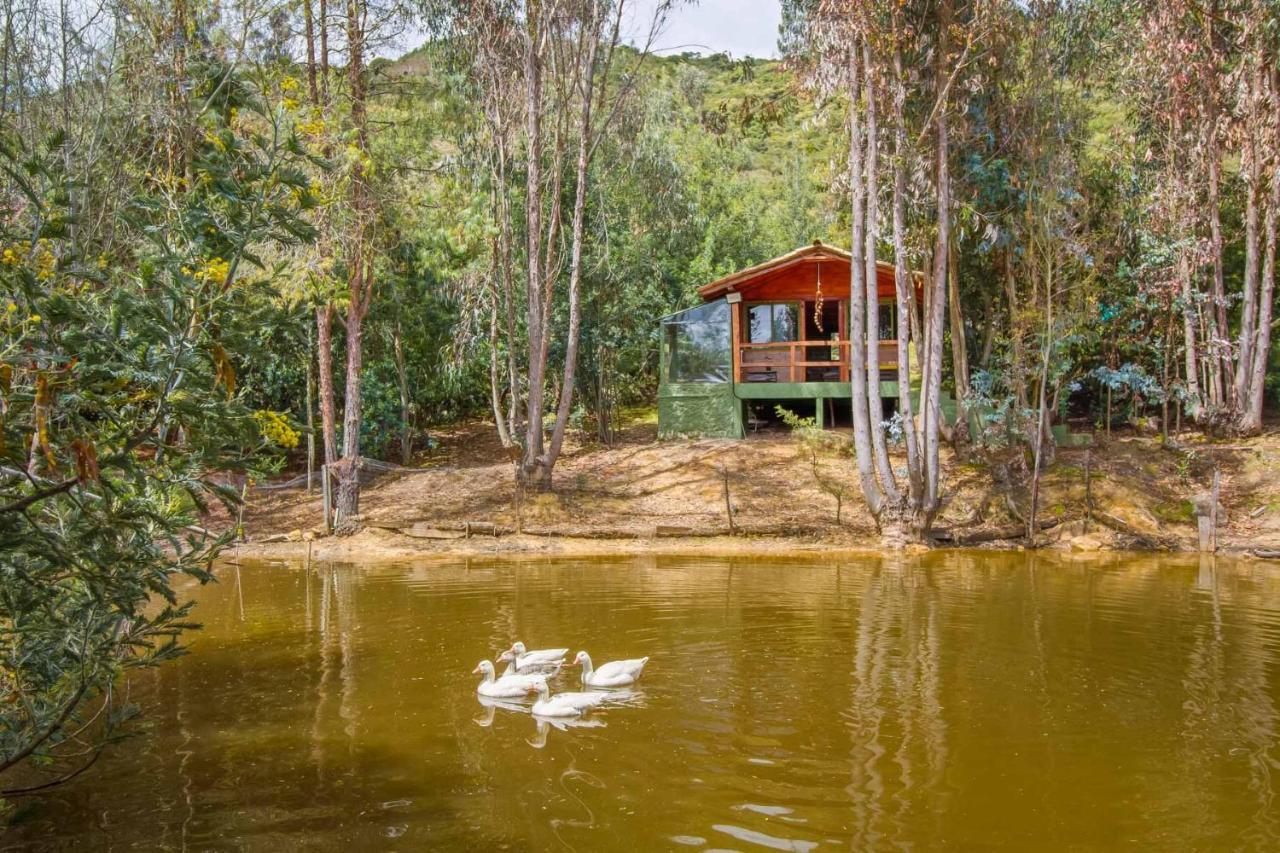 Cabana Tipo Glamping Savieza Life Experience Nemocon Esterno foto