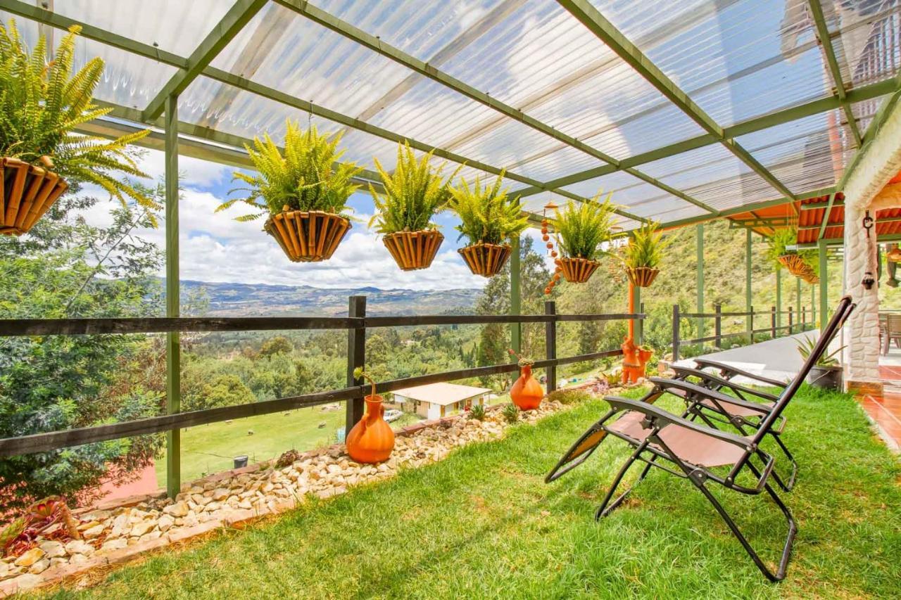 Cabana Tipo Glamping Savieza Life Experience Nemocon Esterno foto
