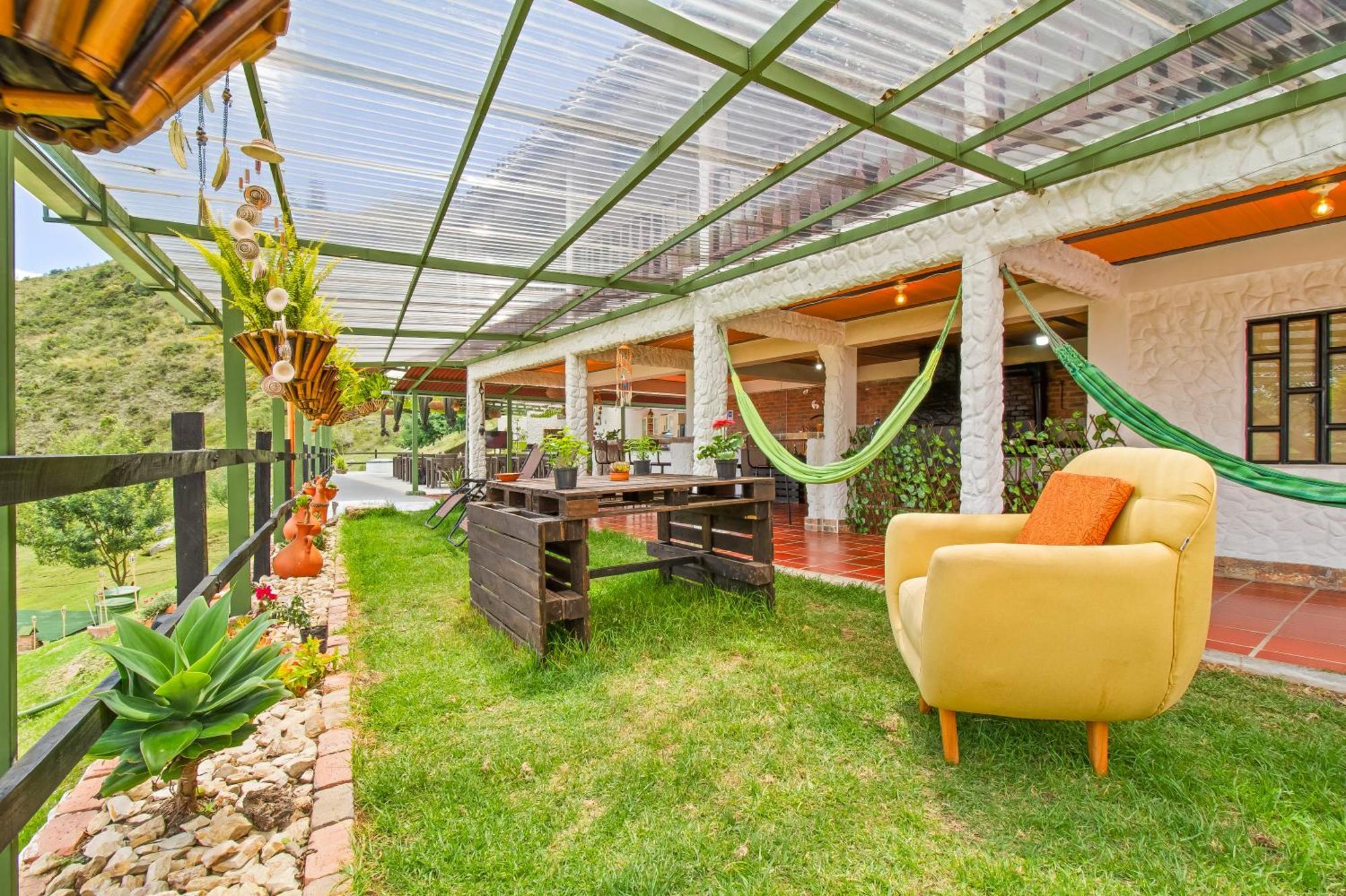 Cabana Tipo Glamping Savieza Life Experience Nemocon Esterno foto